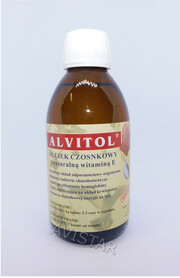 OBNIŻKA Alvitol olejek czosnkowy z witaminą E 200ml