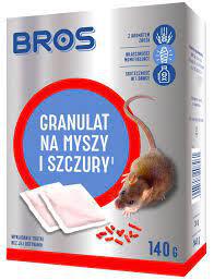 Granulat na myszy i szczury BROS 140 g (TRUTKA)