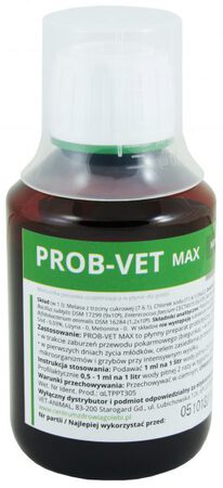 Probiotyki i zakwaszacze - PROB VET MAX probiotyk w płynie 125ml bakterie (1)