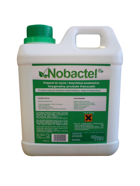 Dezynfekcja/higiena - Nobactel (dezynfekcja, preparat bakteriobójczy, grzybobójczy i wirusobójczy) 2l (1)