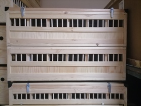 Kosz piętrowy drewniany 2x6 gołębi