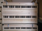 Kosze transportowe, klatki, akcesoria - Kosz piętrowy drewniany 2x6 gołębi (1)