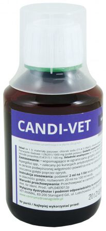 Preparaty odpornościowe - CANDI-VET 125ml (przeciw grzybicy - walka z grzybicą) (1)